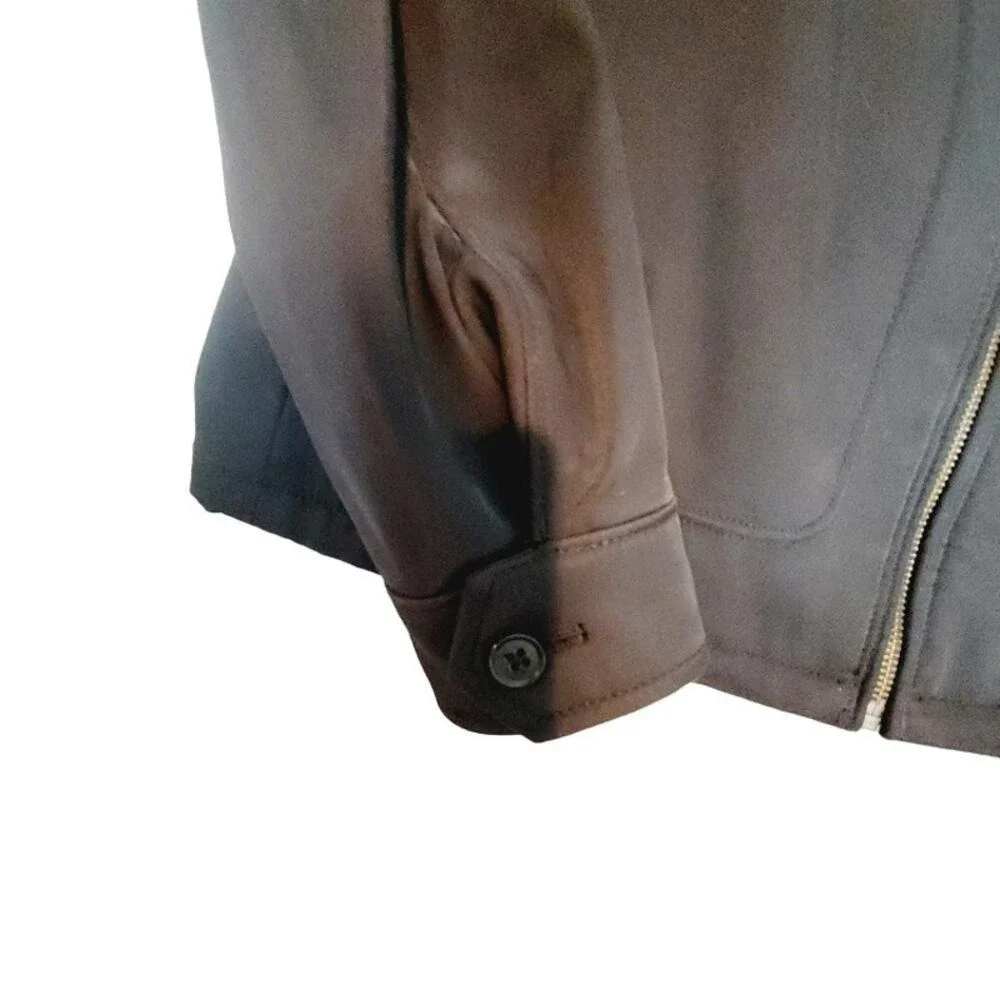 Banana Republic Black Bomber Jacket Small Lightweight‎ Outwear Minimalist Layer